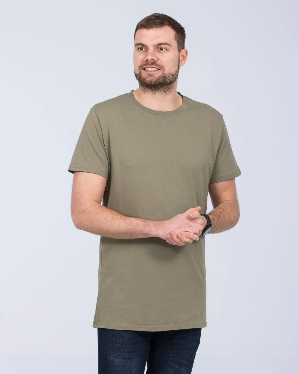 2t Lucas Tall Regular Fit T-Shirt (olive green)