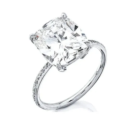 3/4 Carat Princess Cut Diamond - D SI2 - 0.80ct - 222775