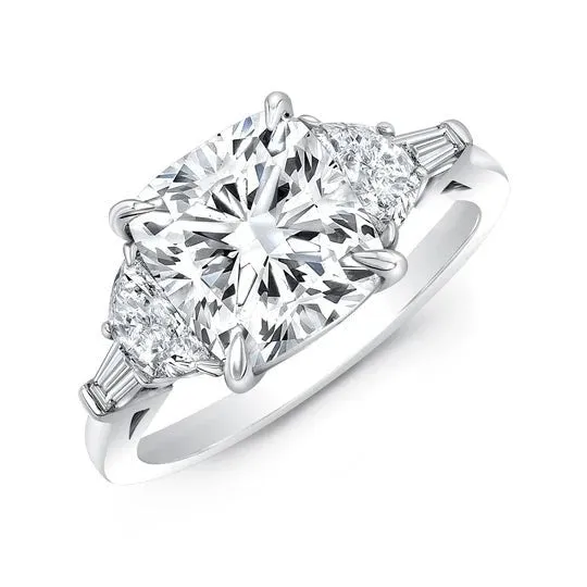 3/4 Carat Princess Cut Diamond - D SI2 - 0.80ct - 222775