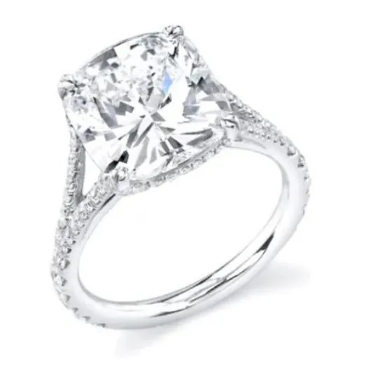 3/4 Carat Princess Cut Diamond - D SI2 - 0.80ct - 222775