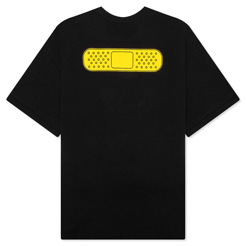 39 Waffle Tee - Black/Yellow