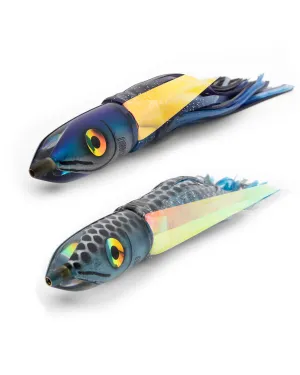 7" Pau Hana Malolo, Blue Steel STACK  w/ Free Single Hook Rigs