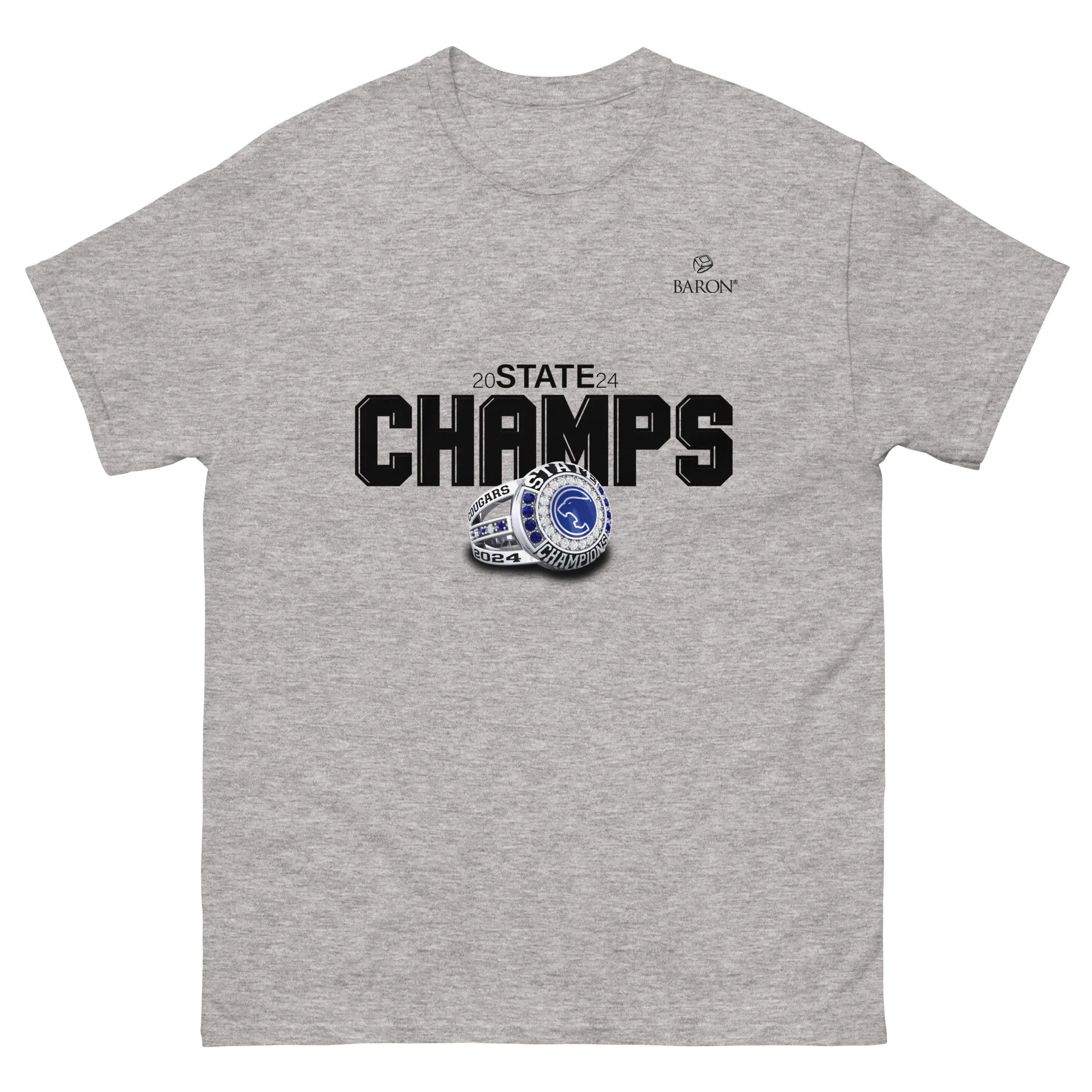Aberdeen Cougars Girls Hockey 2024 Championship T-Shirt D1.1