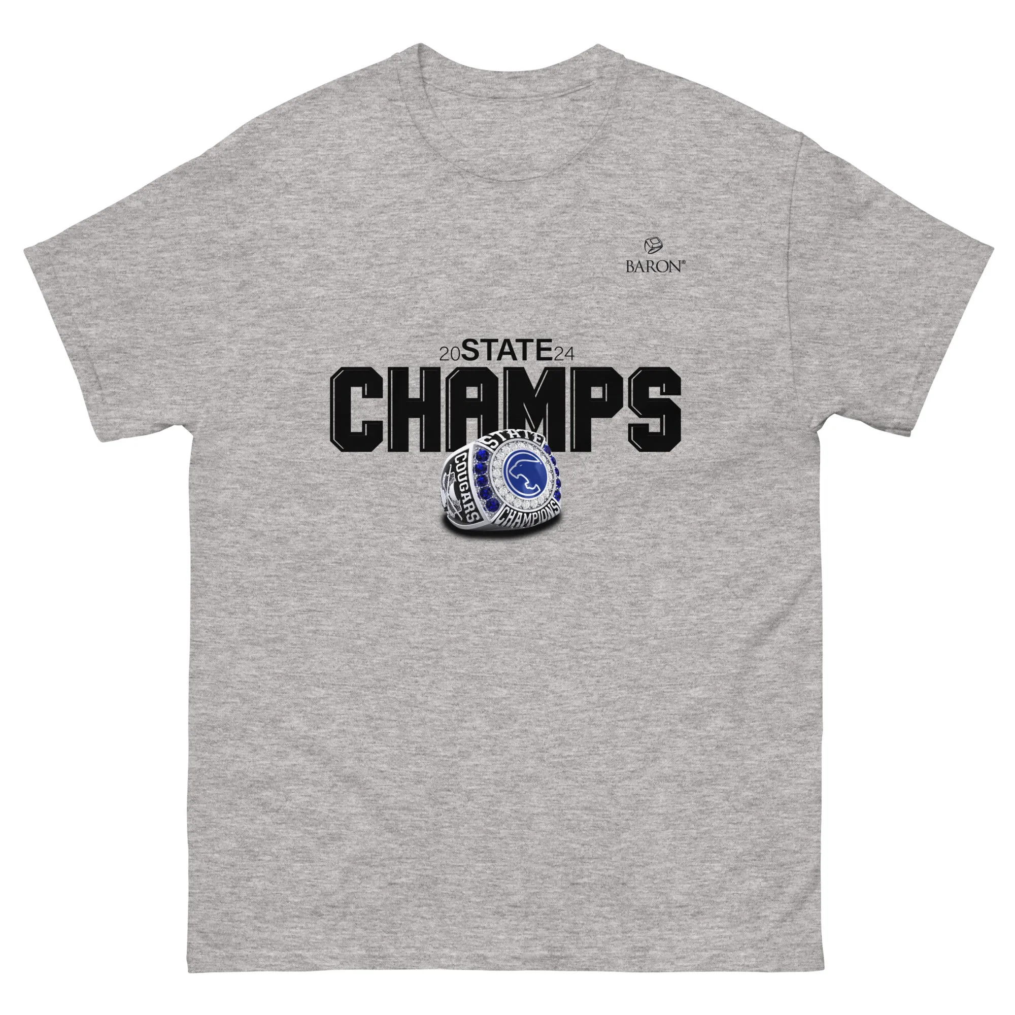 Aberdeen Cougars Girls Hockey 2024 Championship T-Shirt D2.1
