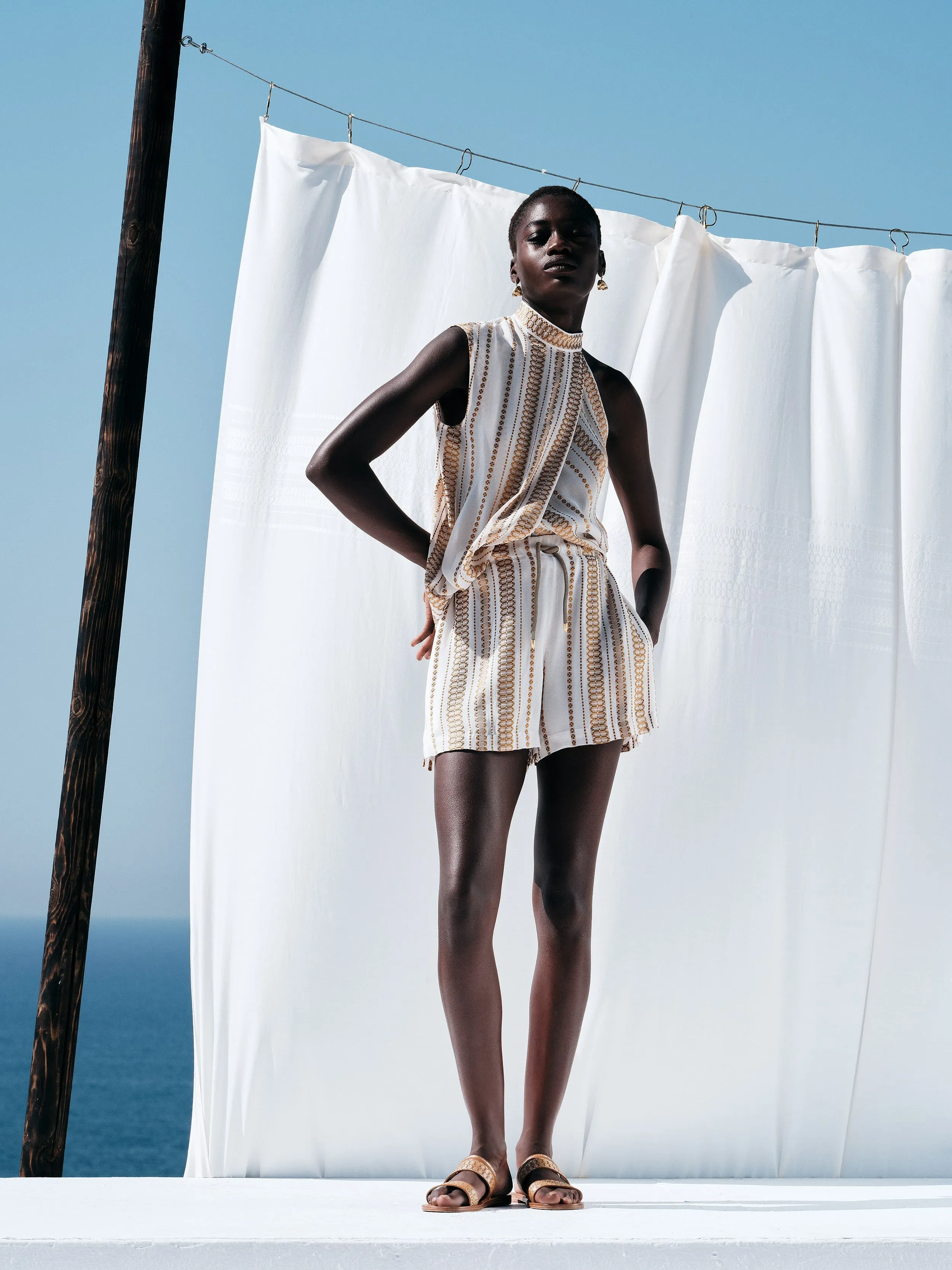 Aelo Silk Shorts