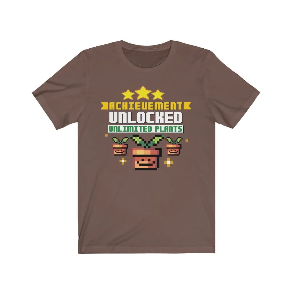 Ahchievement Unlocked: Unlimited Plants - Unisex T-shirt