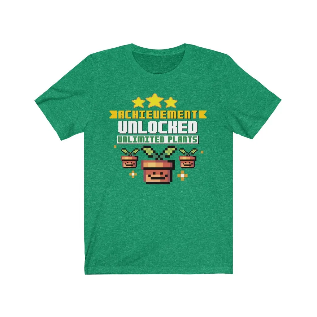 Ahchievement Unlocked: Unlimited Plants - Unisex T-shirt