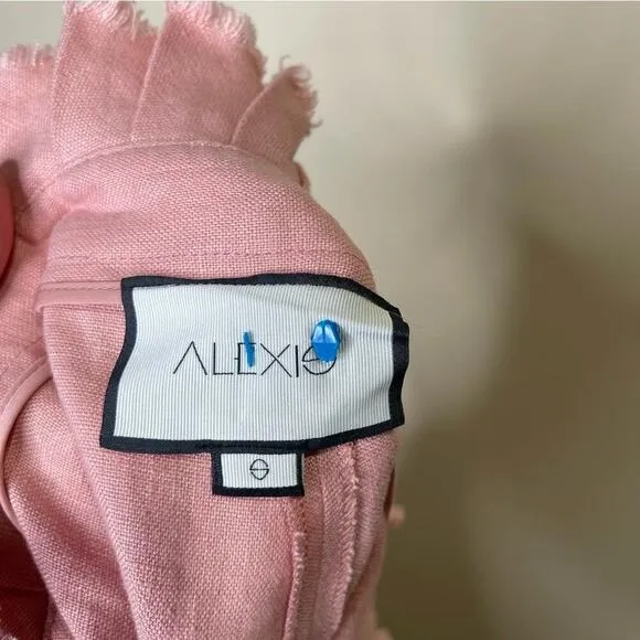 Alexis Shorts Jolan Pink Hi Waisted Paper Bag Linen Shorts S