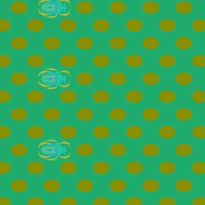 Alison Glass - Ellipse - Scarab Dot - Grasshopper