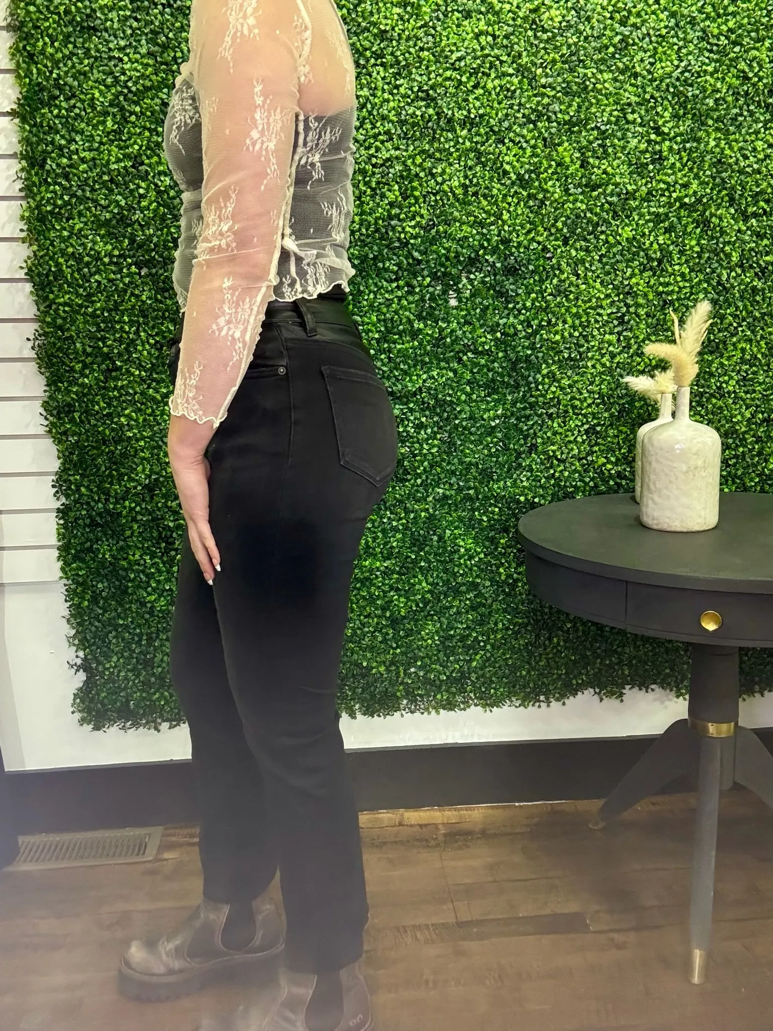 All Over Sheer Lace Top