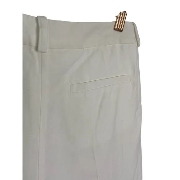 Amanda Uprichard Wallace 100% Linen Short Pleated Front Beachy Vacation Sz S