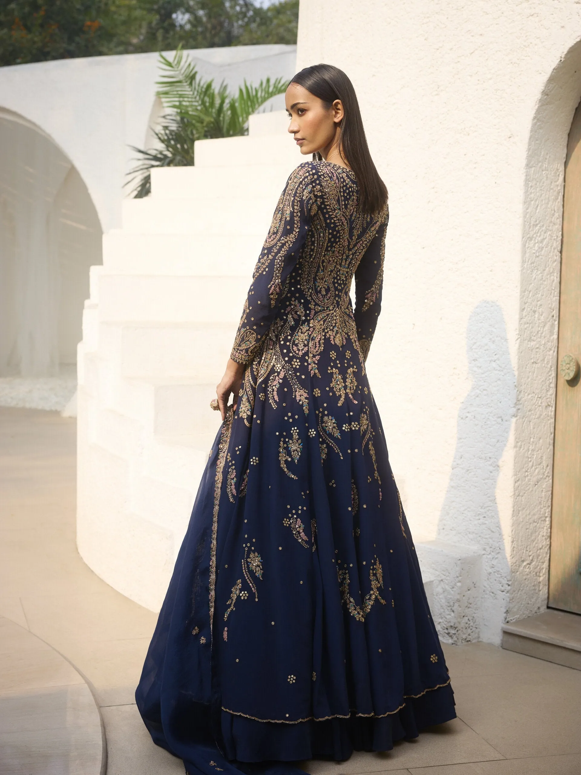 Amara Jacket Kurta with Skirt Set