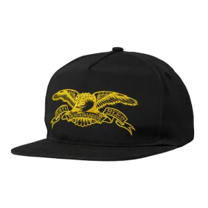Antihero Basic Eagle Snapback Black/Mustard