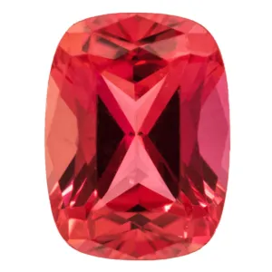 Antique Cushion FAB Lab-Grown Padparadscha Sapphire Gems