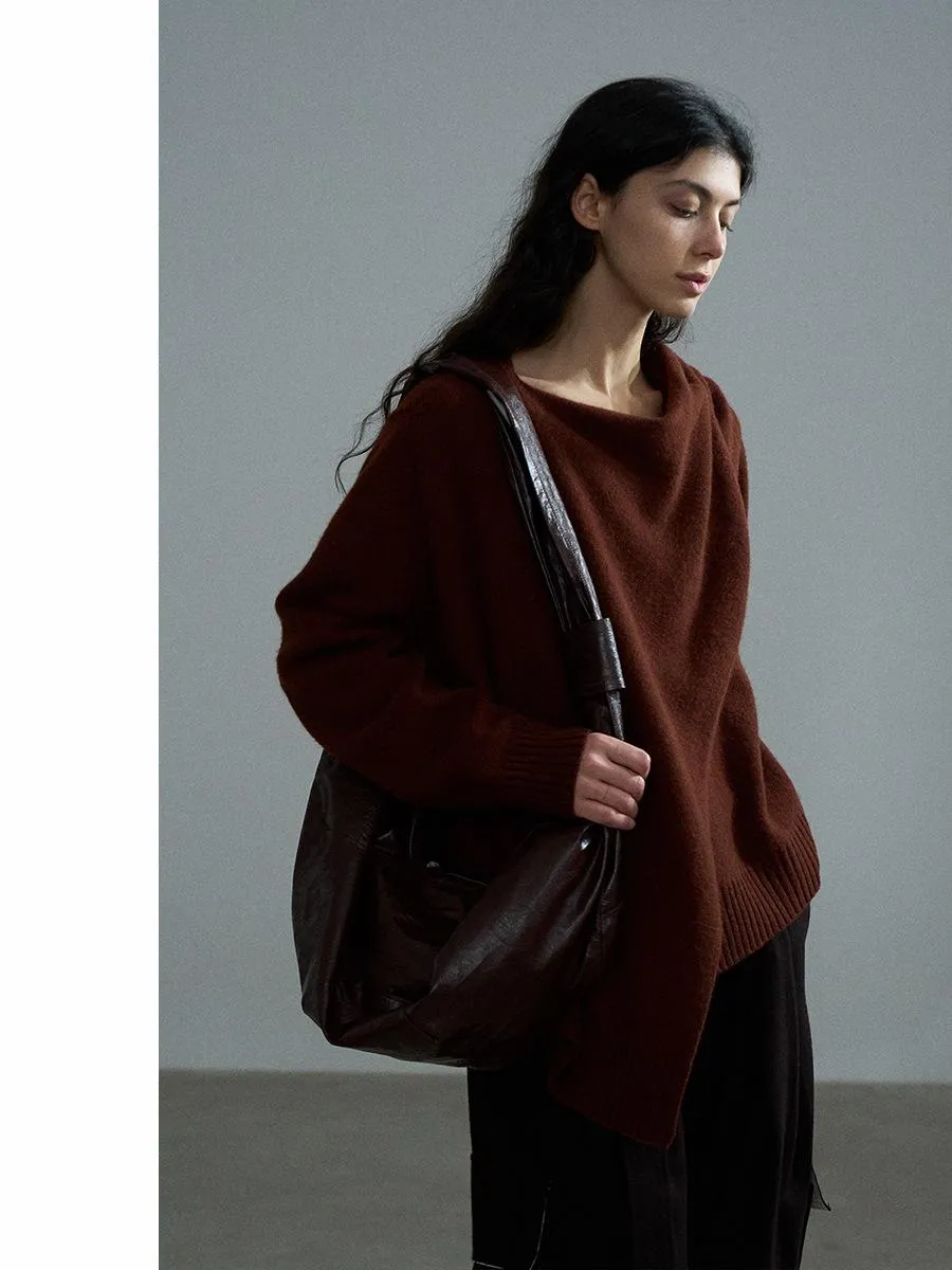 Asymmetrical Knit Sweater
