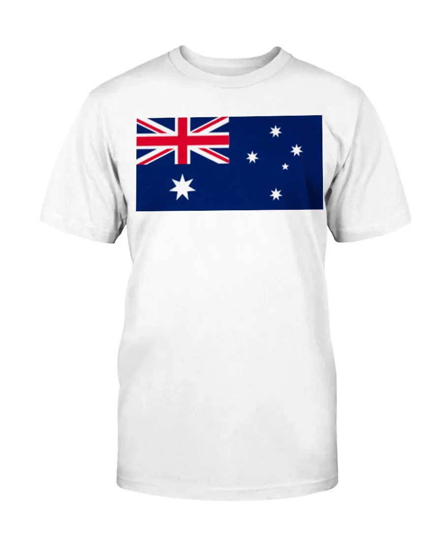Australian Flag Gildan Cotton T-Shirt