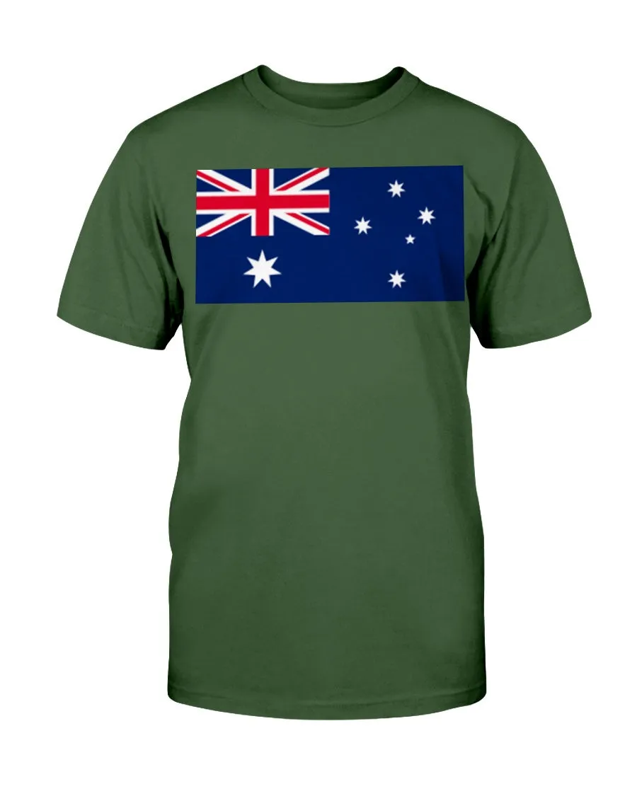 Australian Flag Gildan Cotton T-Shirt