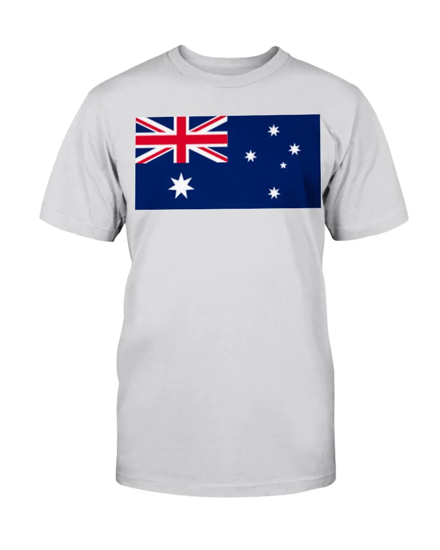 Australian Flag Gildan Cotton T-Shirt