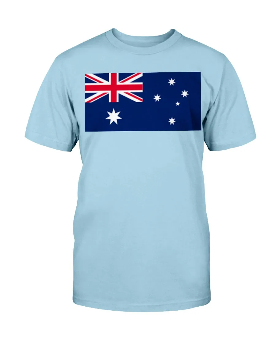 Australian Flag Gildan Cotton T-Shirt