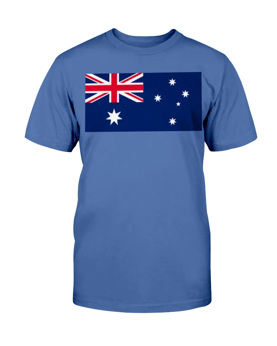 Australian Flag Gildan Cotton T-Shirt