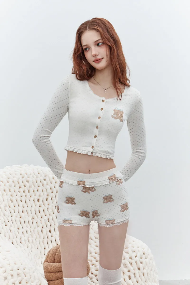 Baby Bears Tank / Cardigan / Shorts