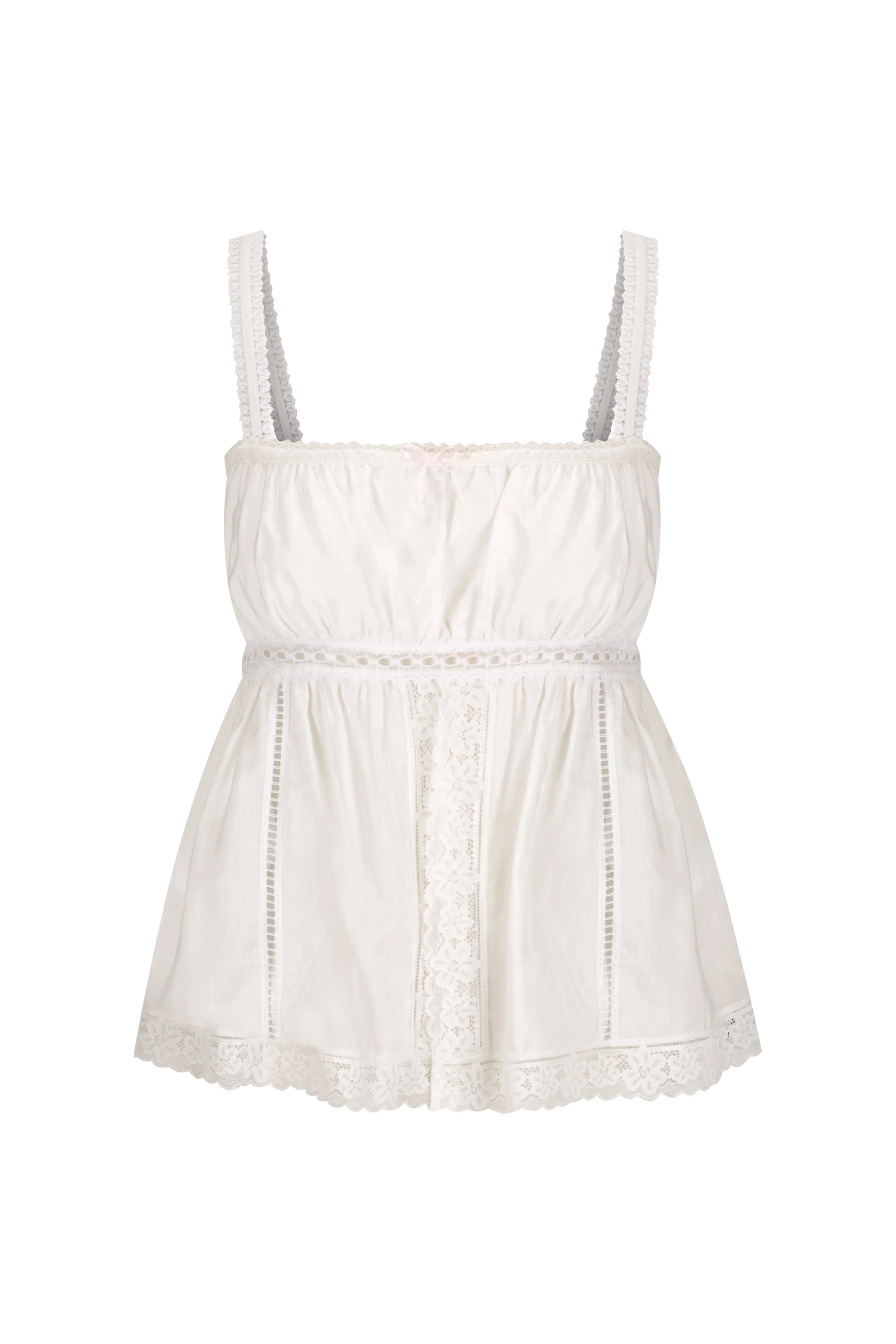 Babydoll Lace Top | Fine Lace Midi Skirt