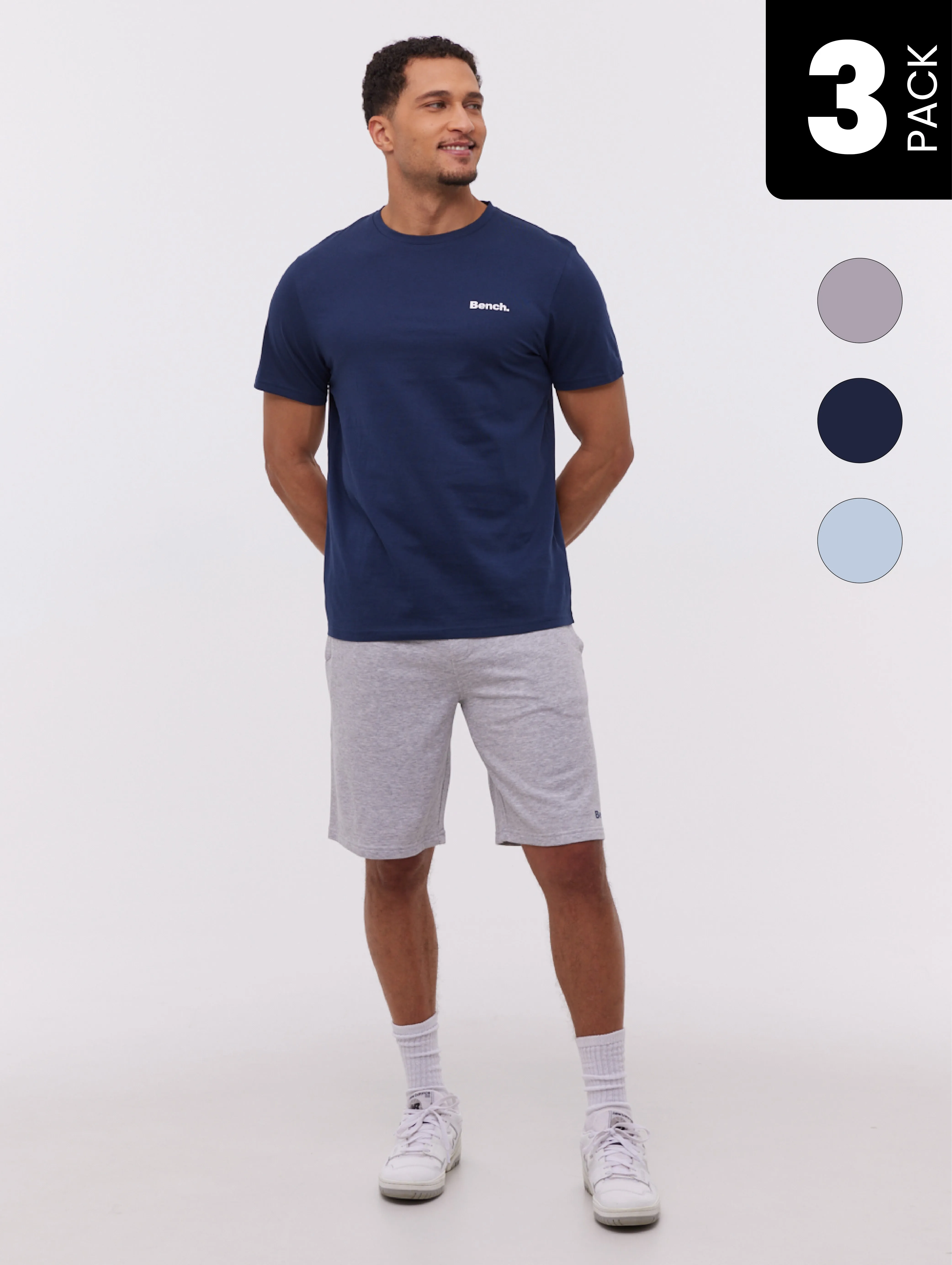 Badani Emblem T-Shirt & Shorts 3-Pack