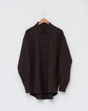 Banaras Shirt, Brown Stripe