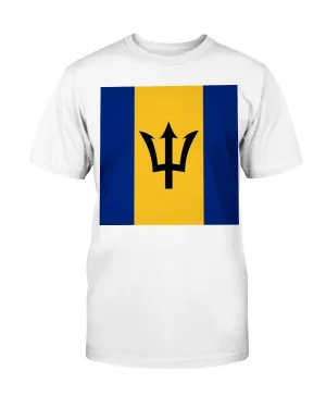 Barbados Flag Gildan Cotton T-Shirt