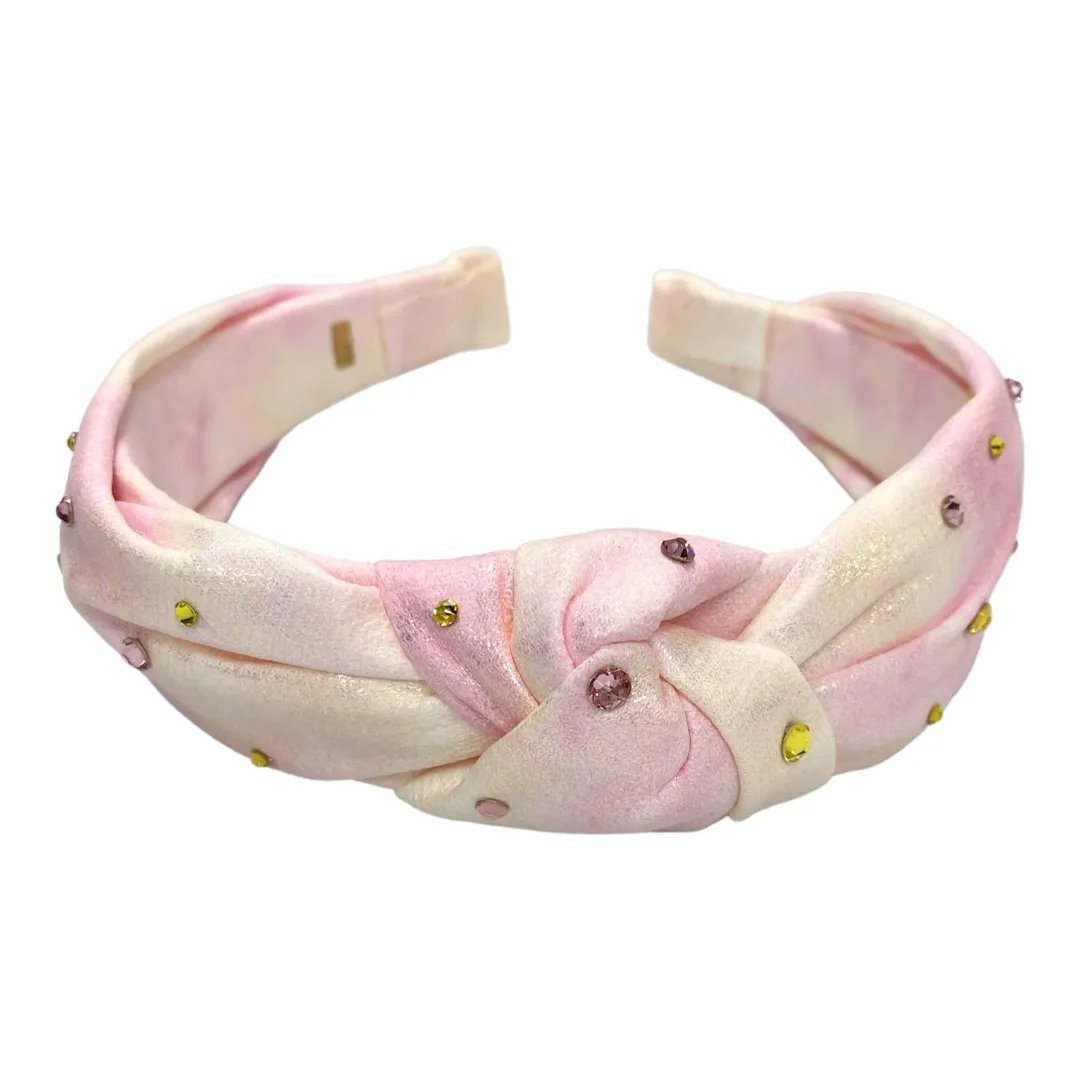 Bari Lynn Galaxy Twist Knot Headband with Crystals - 5 Colors