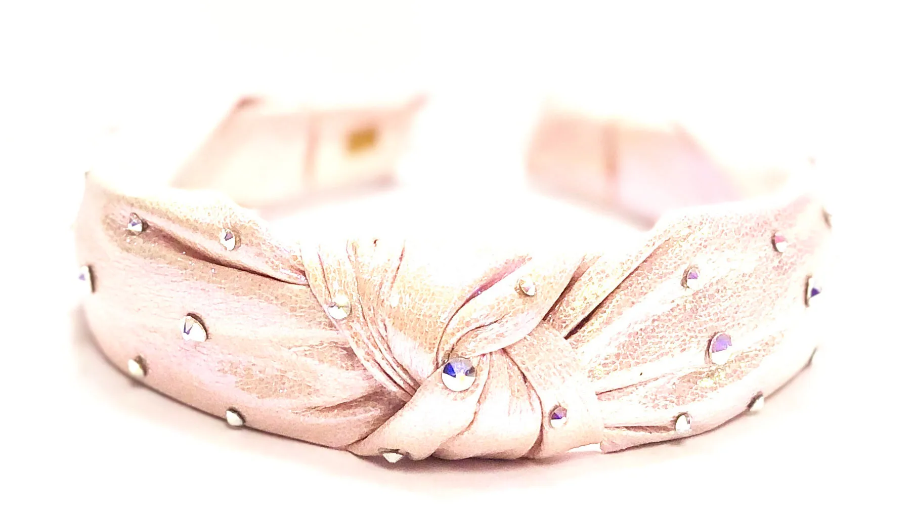Bari Lynn Galaxy Twist Knot Headband with Crystals
