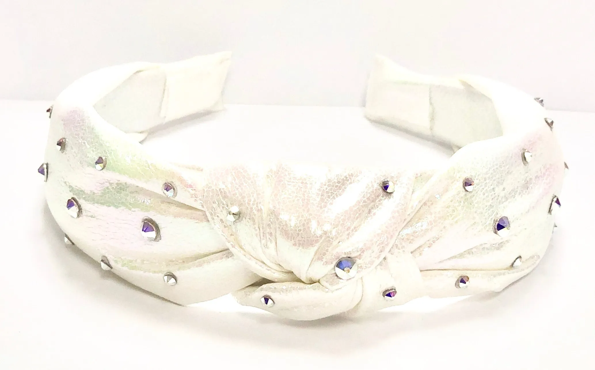 Bari Lynn Galaxy Twist Knot Headband with Crystals