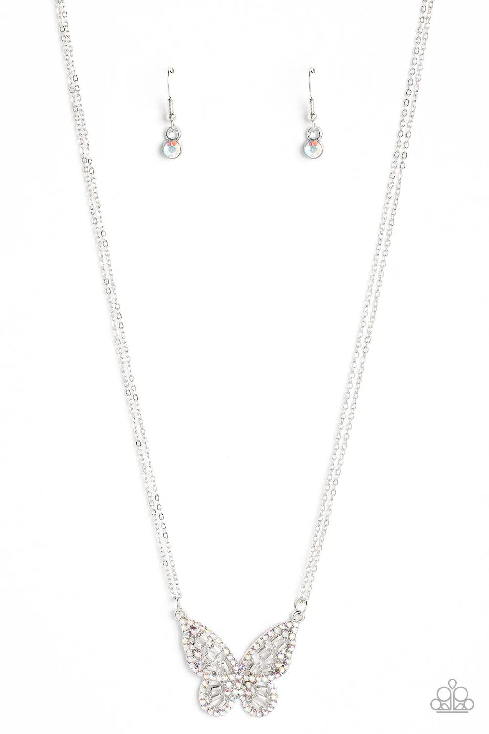 Baroque Butterfly - Multi Necklace