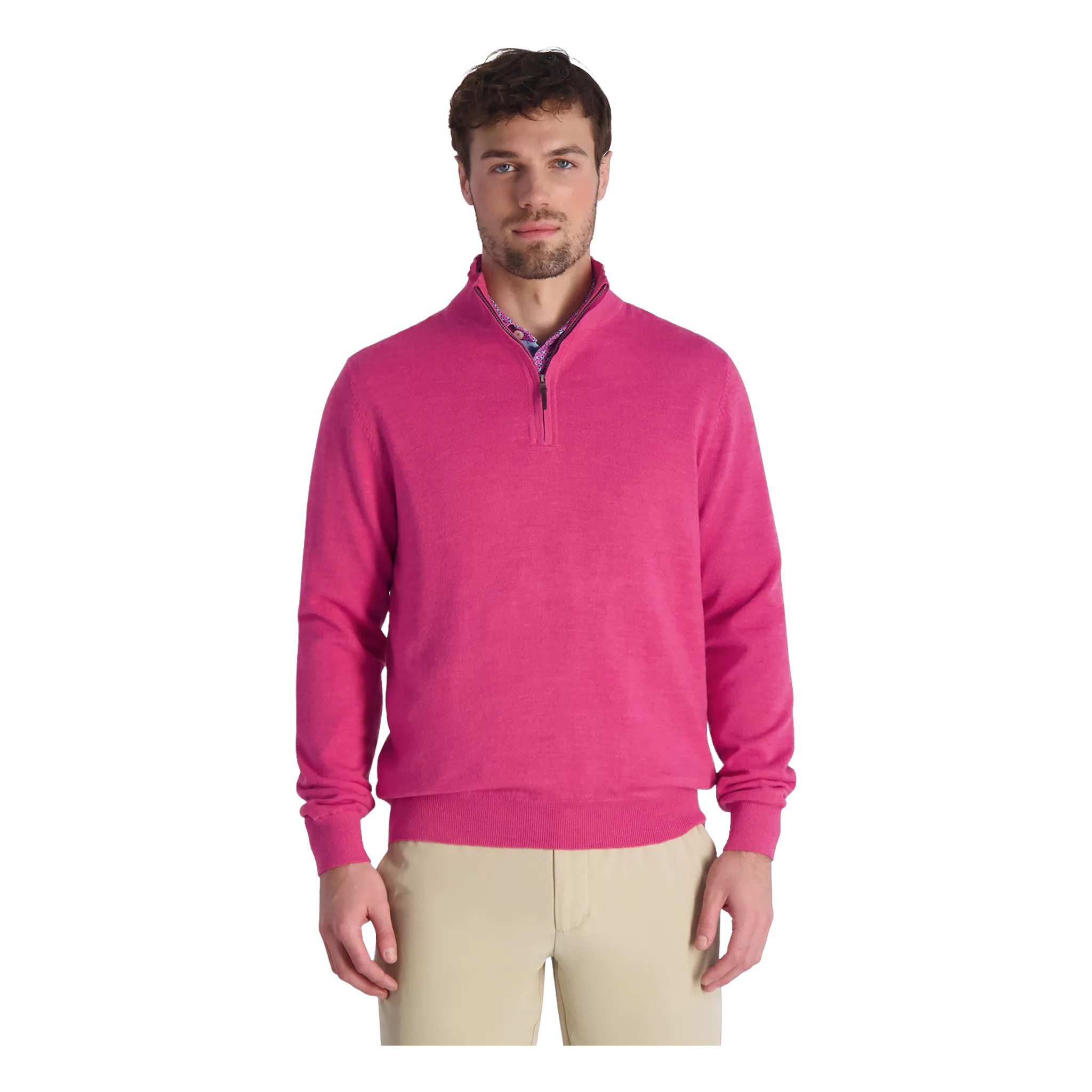 Baruffa Merino Long Sleeve 1/4 Zip Windshirt