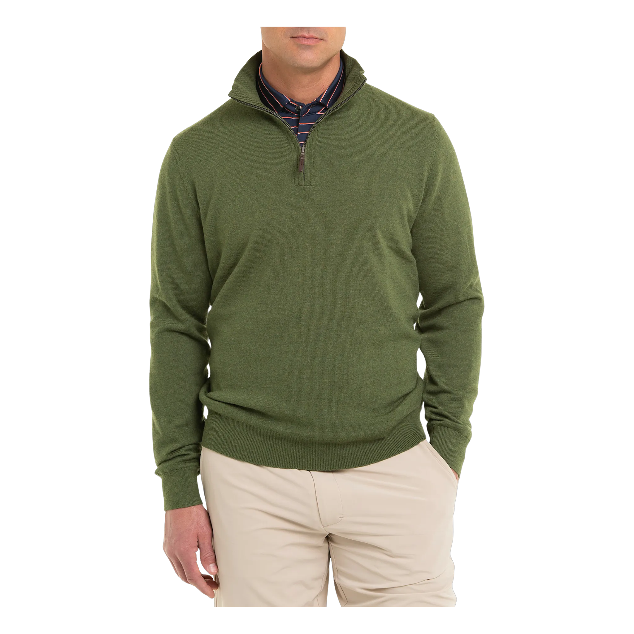 Baruffa Merino Long Sleeve 1/4 Zip Windshirt