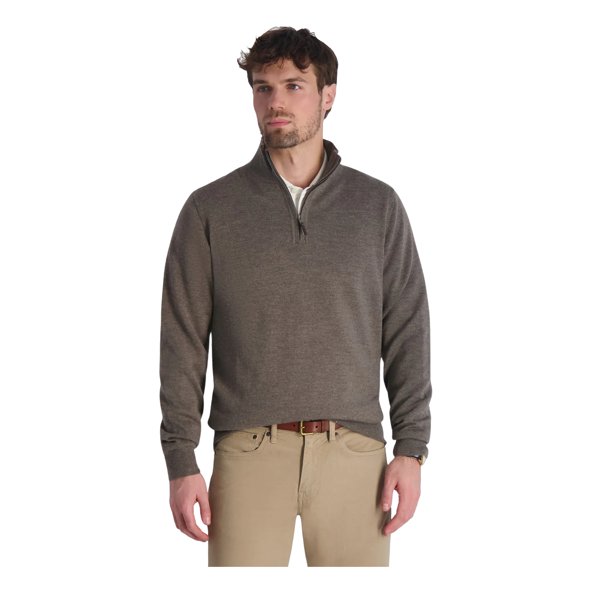 Baruffa Merino Long Sleeve 1/4 Zip Windshirt