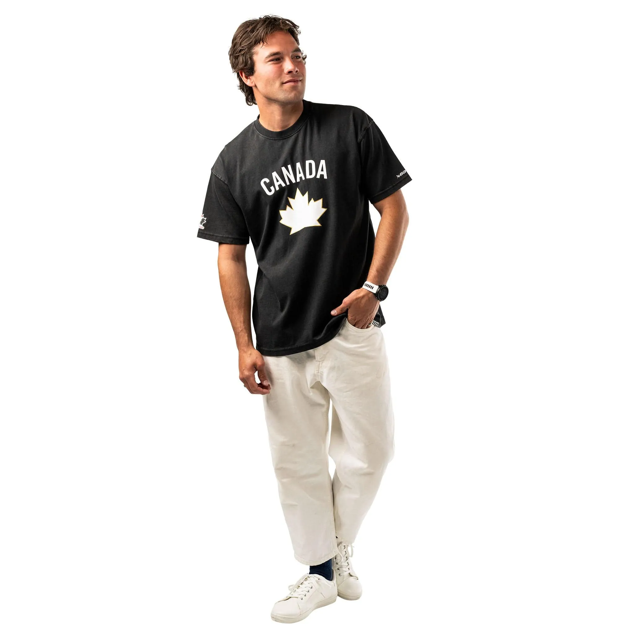 Bauer Hockey Canada Boxy Shortsleeve Shirt - Black
