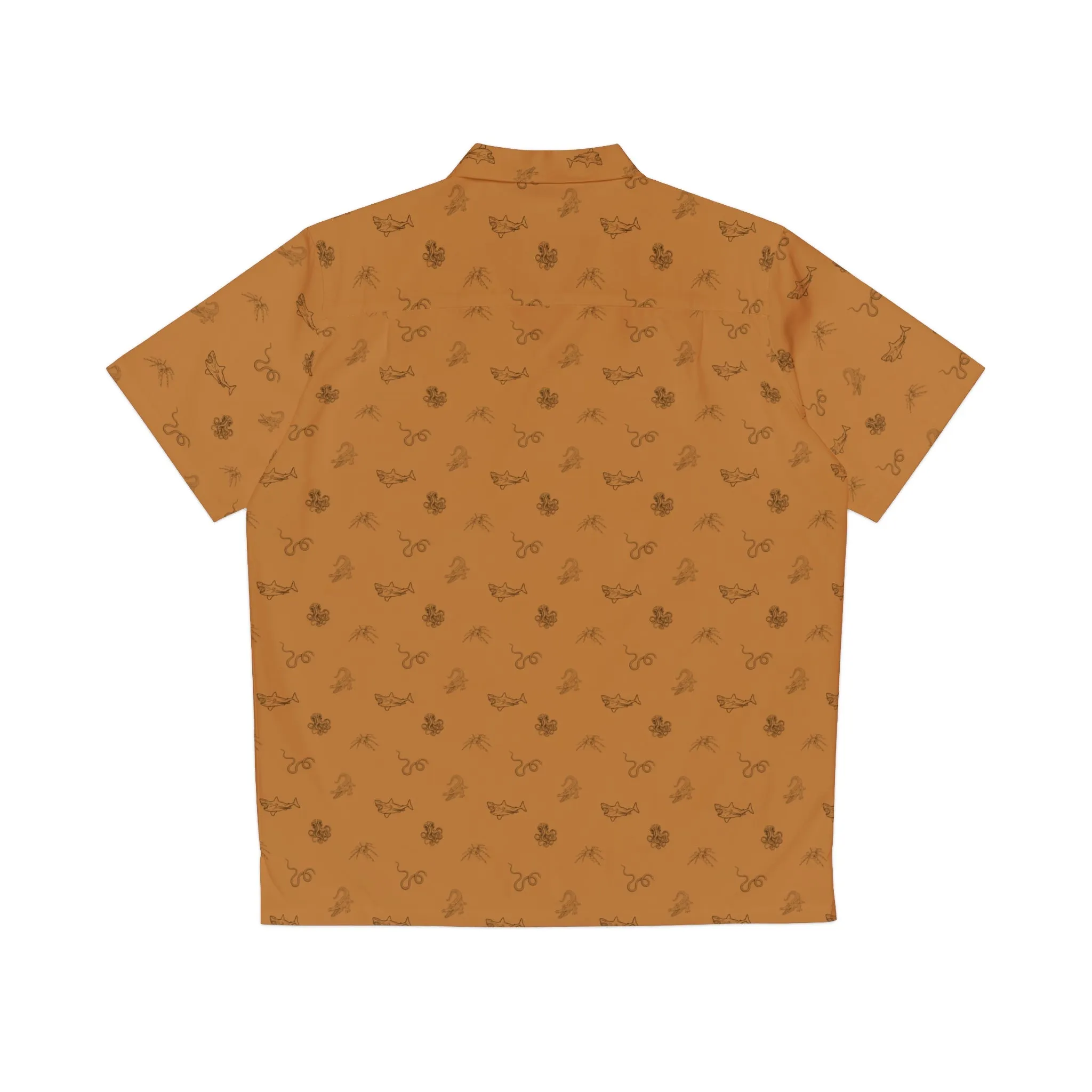 Beef Baits button up short sleeve Australia deadliest animal Men's Hawaiian Straya Shirt (AOP)