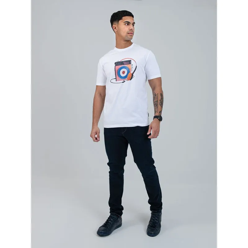Ben Sherman - Portable Radio Tee Shirt White