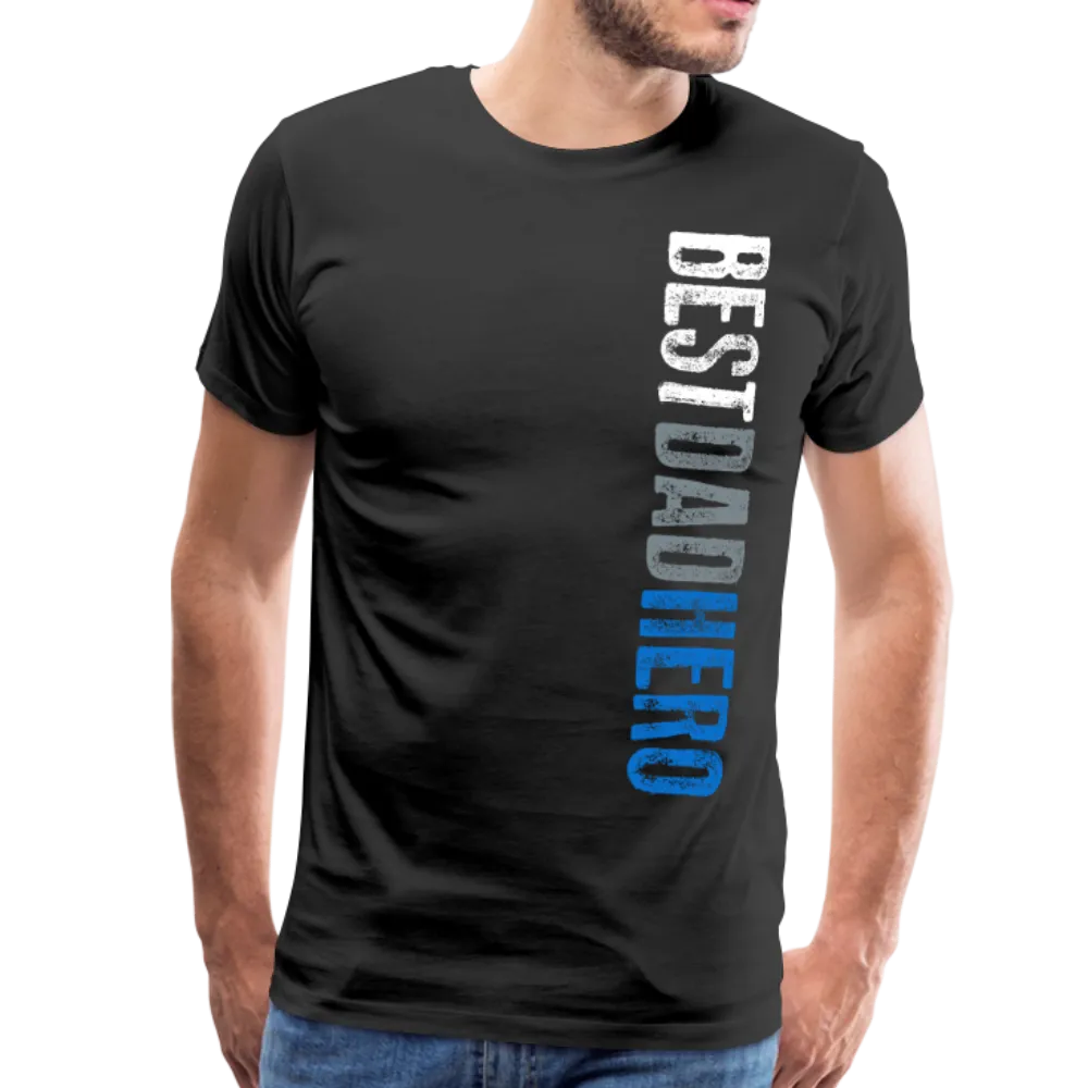 Best Dad Hero Men's Premium T-Shirt (CK1033)