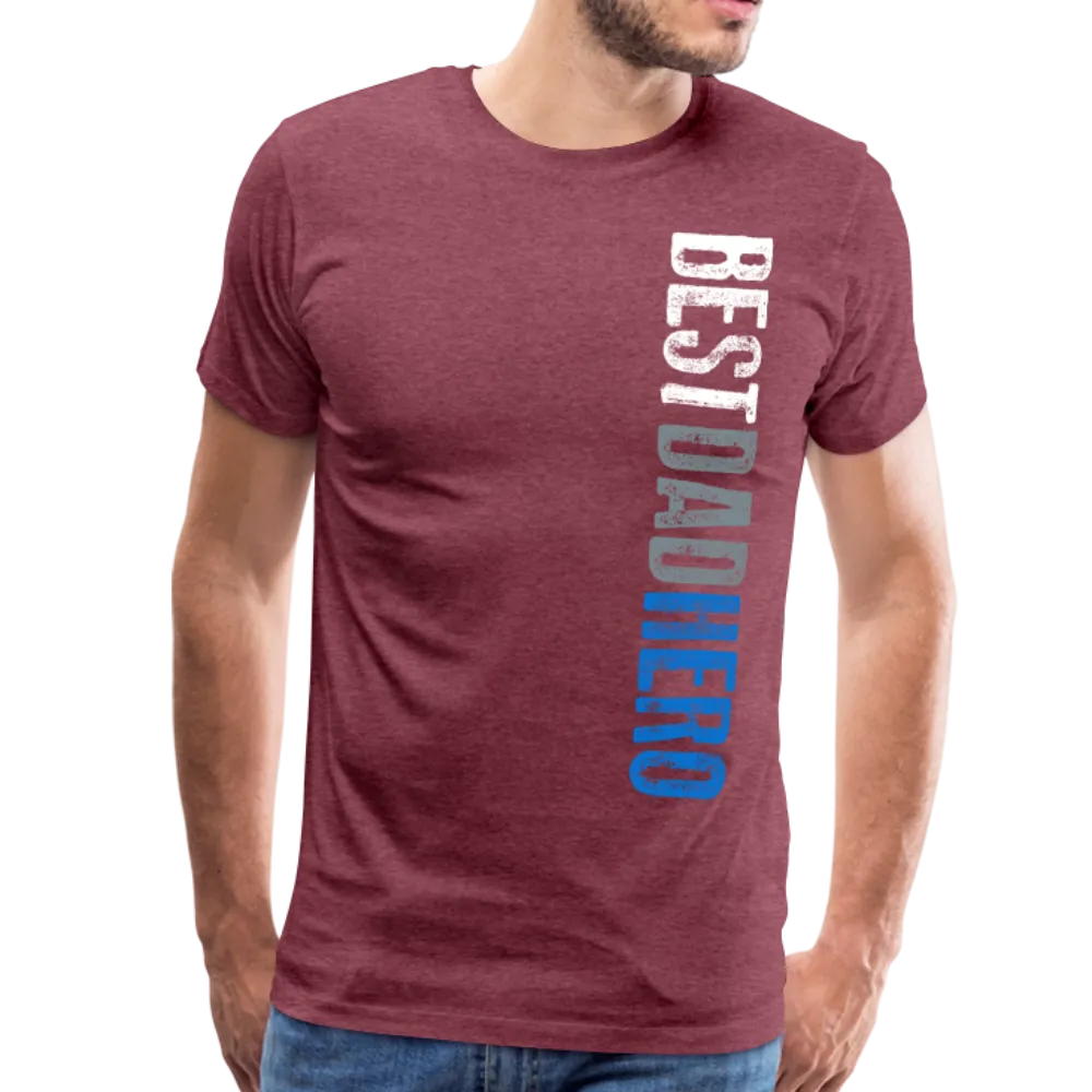 Best Dad Hero Men's Premium T-Shirt (CK1033)