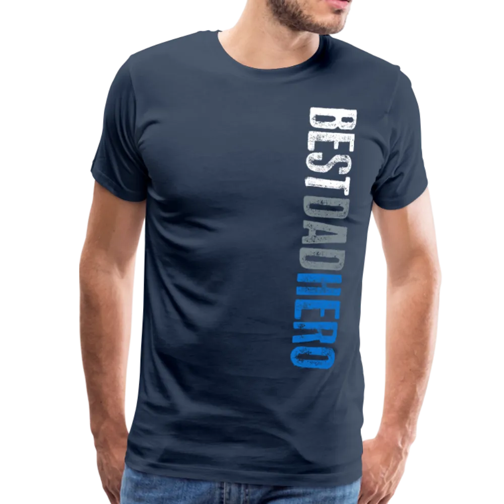 Best Dad Hero Men's Premium T-Shirt (CK1033)