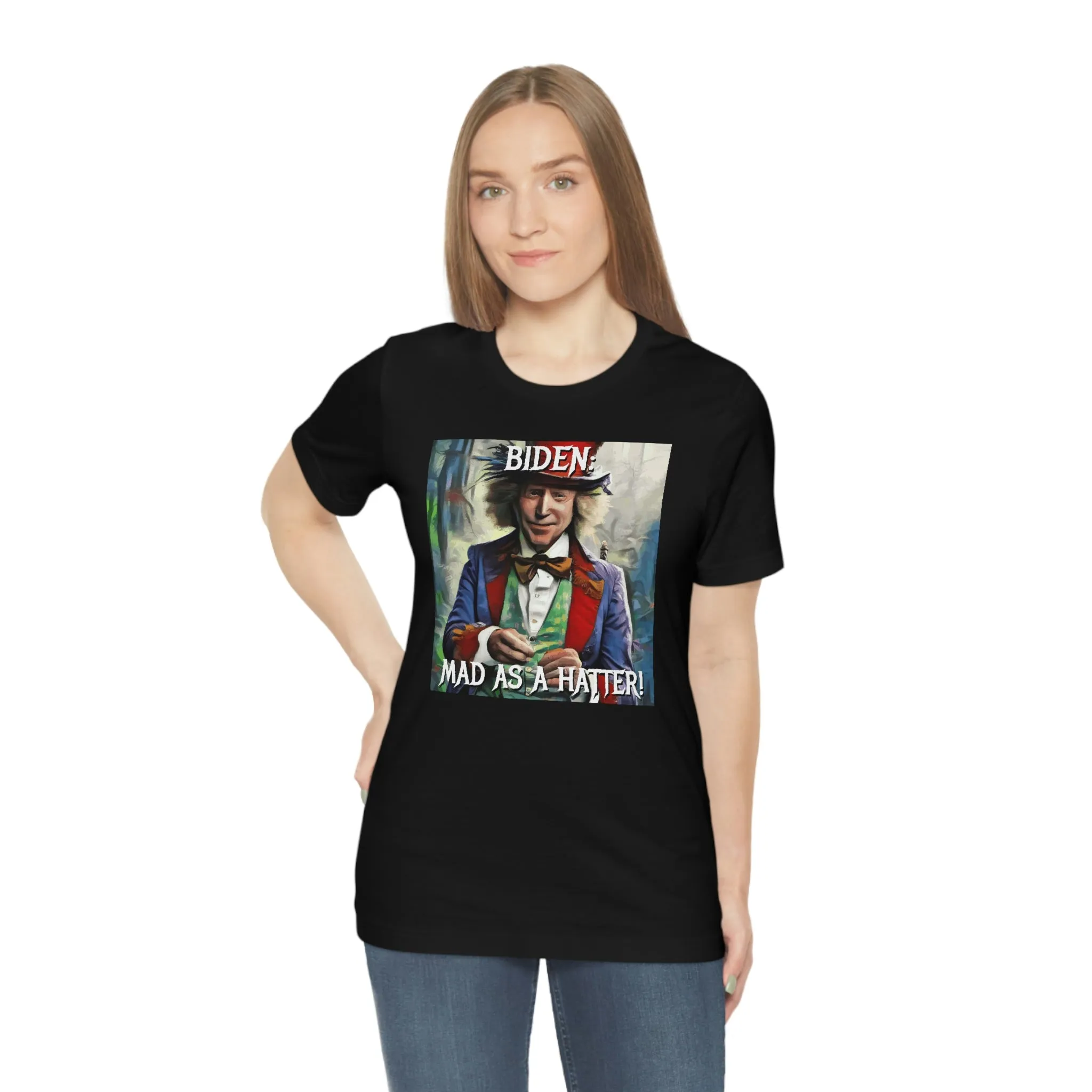 Biden: Mad as a Hatter! Short Sleeve Tee