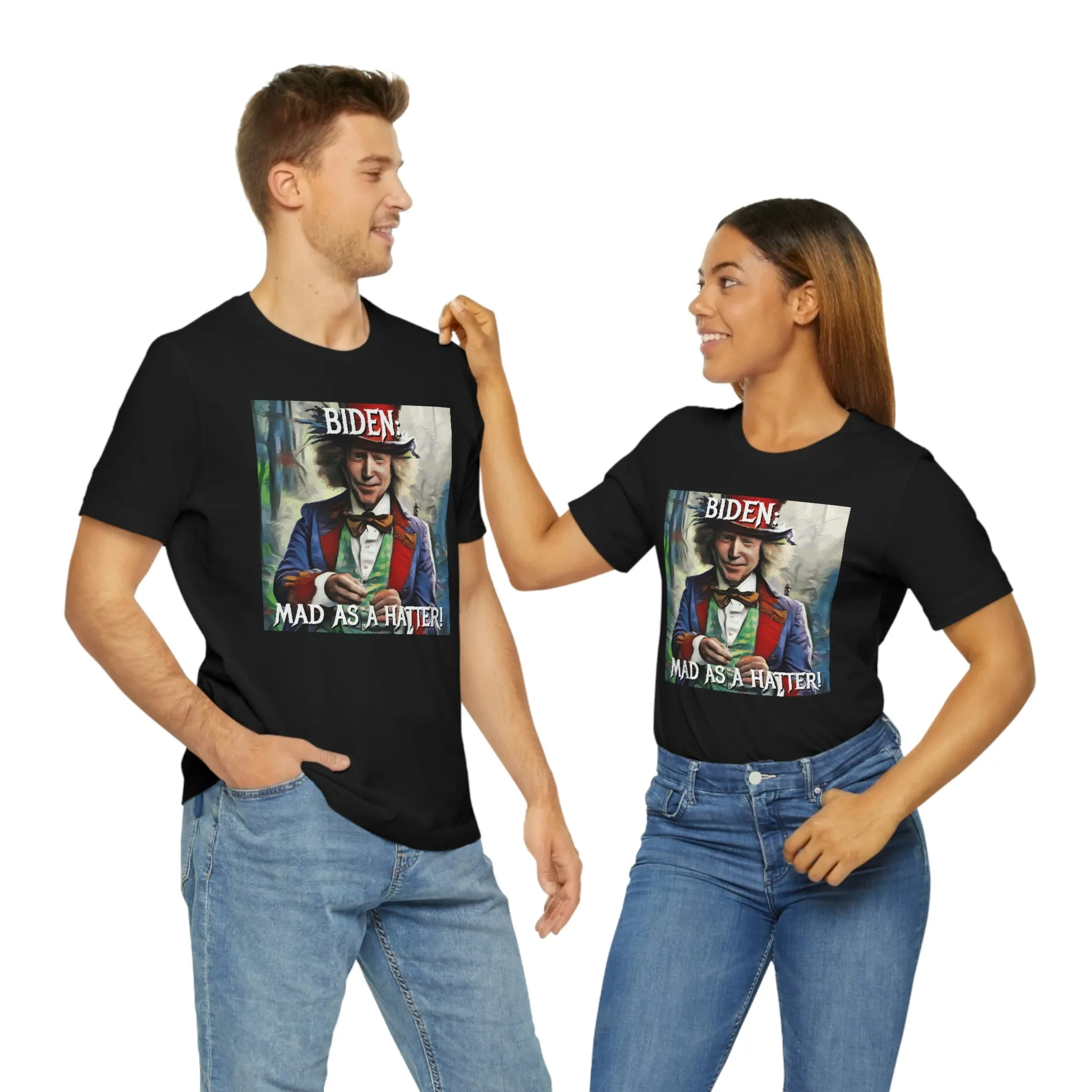 Biden: Mad as a Hatter! Short Sleeve Tee