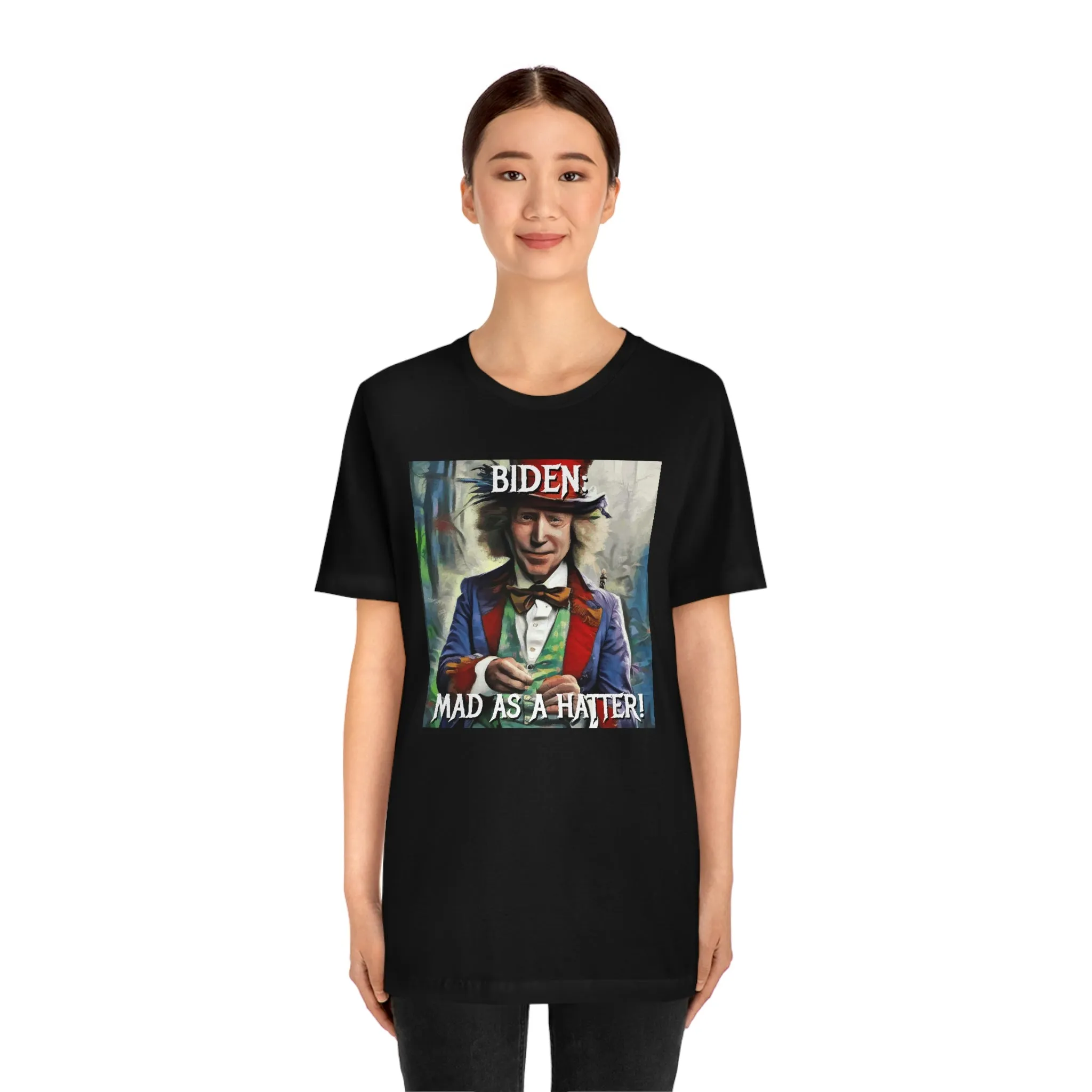 Biden: Mad as a Hatter! Short Sleeve Tee