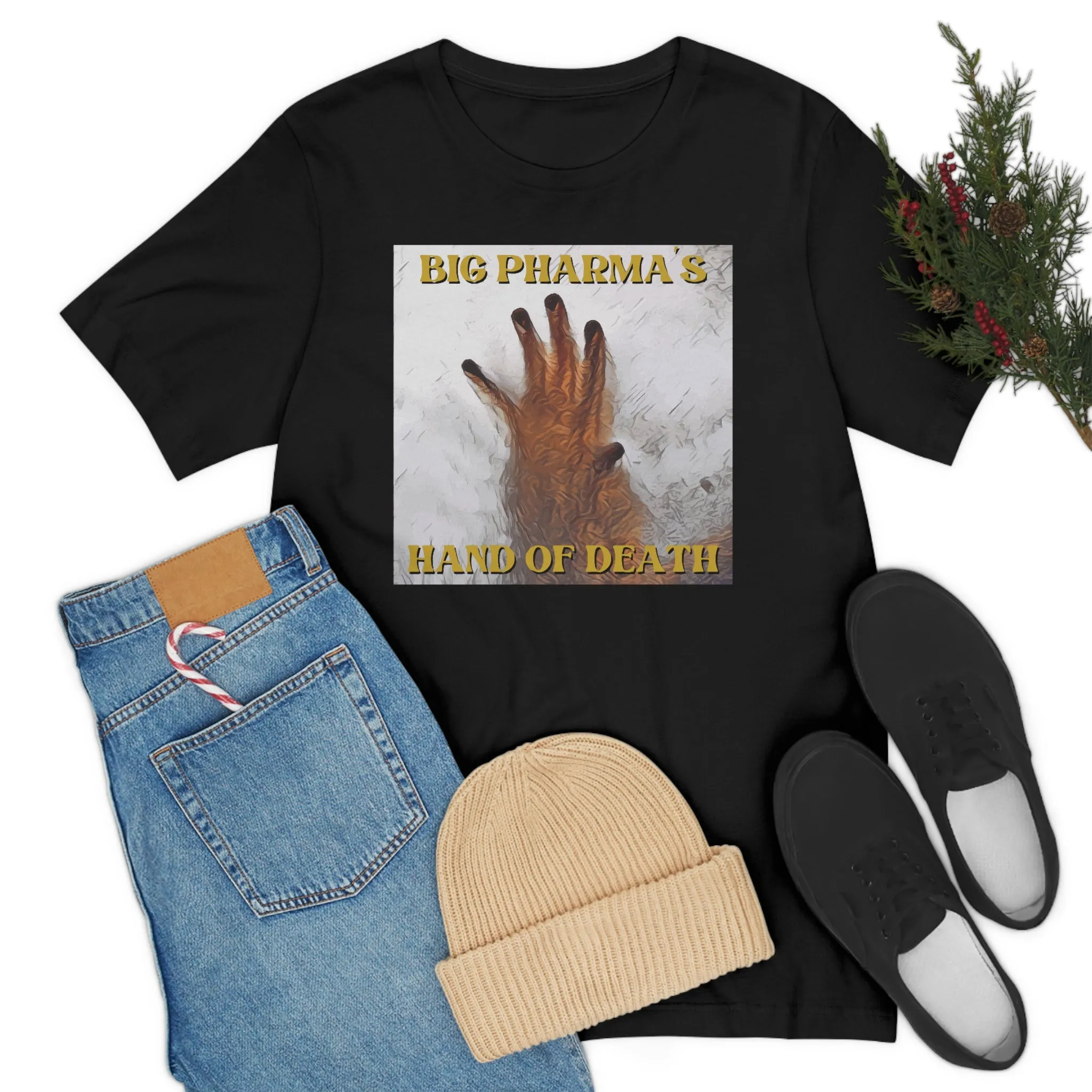 Big Pharma's Hand of Death Short Sleeve Tee