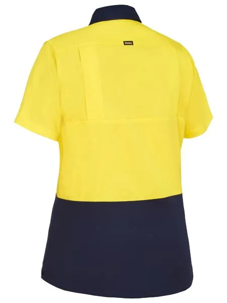 Bisley BL1895 Womens Cool Lightweight Hi Vis Drill Shirt