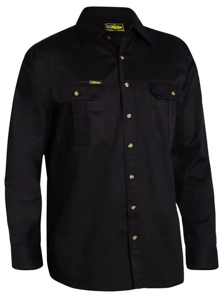 Bisley BS6433 Original Cotton Drill Shirt (Long Sleeve)