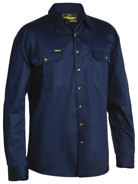 Bisley BS6433 Original Cotton Drill Shirt (Long Sleeve)