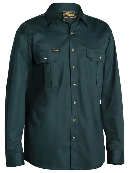 Bisley BS6433 Original Cotton Drill Shirt (Long Sleeve)